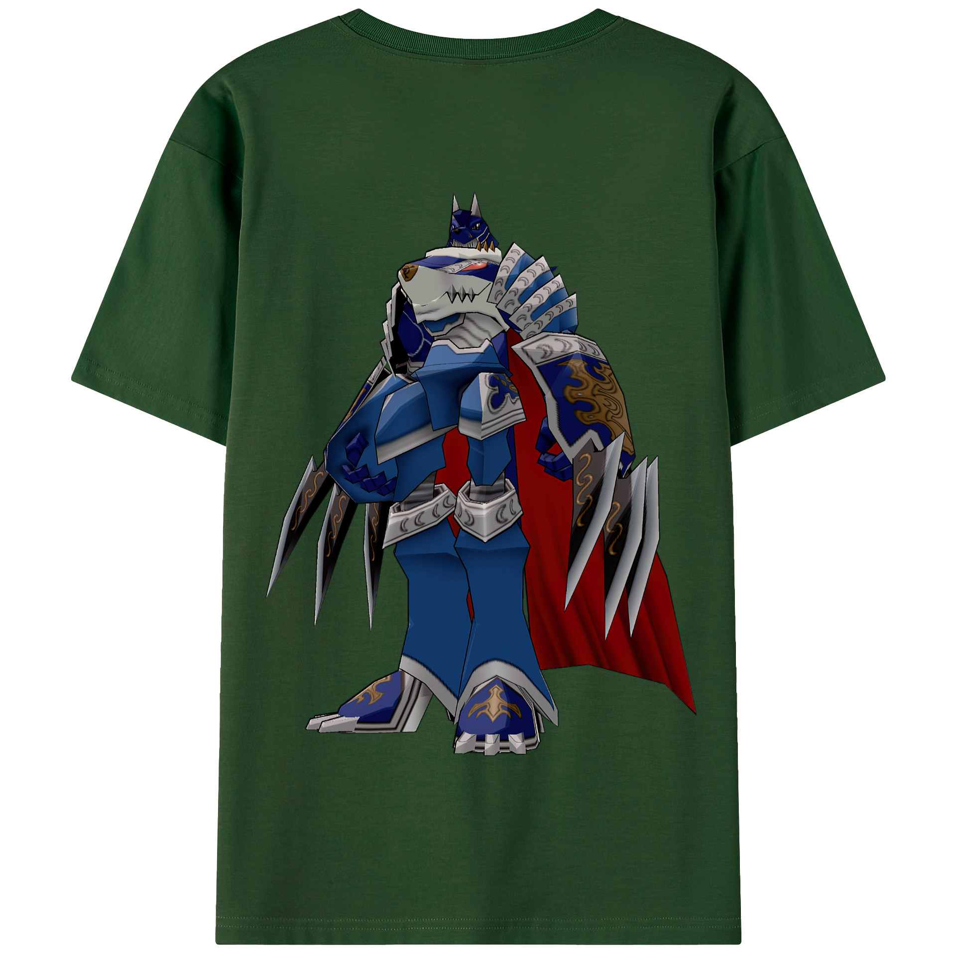 （画像用） Digimon デジタルモンスター/デジモン 綿100％半袖Tシャツ（背面プリント）